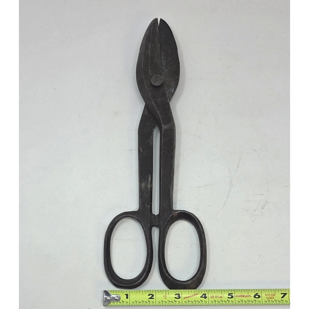 Vintage Peck Stow Wilcox Samson Dexto Tin Snips Sheet Metal Shears 12" USA - Picture 11 of 12
